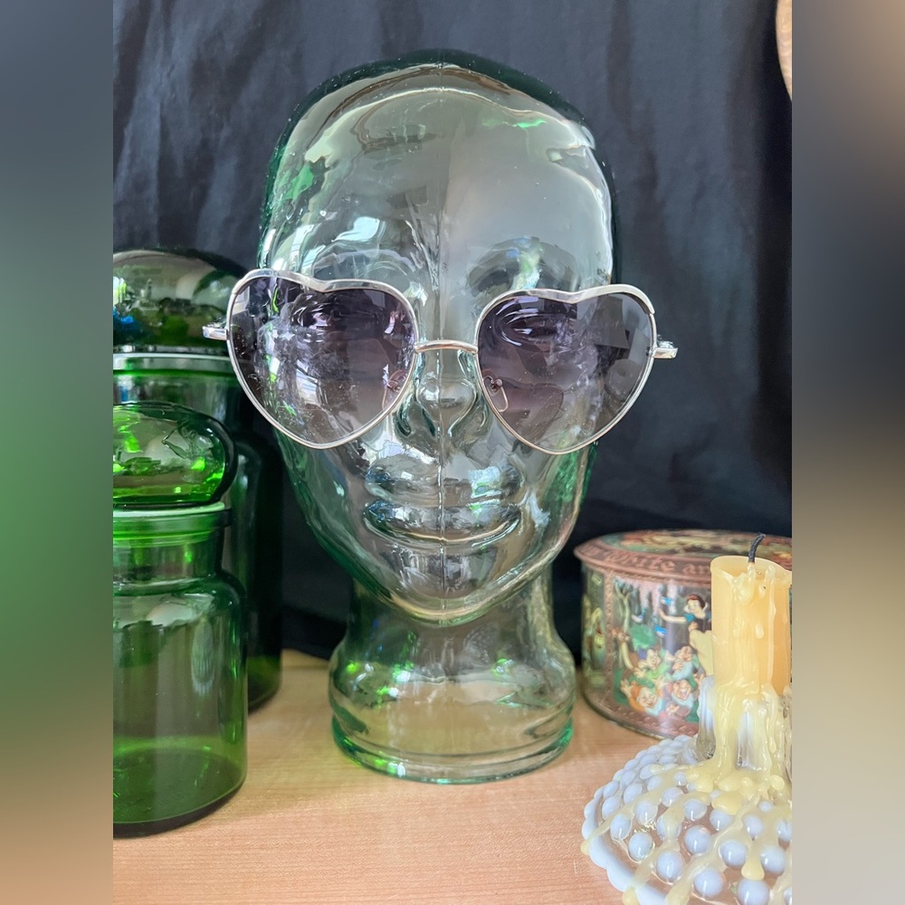 Heart shaped sunglasses